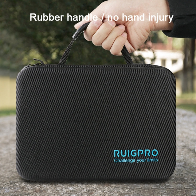 RUIGPRO Caja portátil impermeable a prueba de golpes para DJI Osmo Action, tamaño: 33,5 cm x 22,7 cm x 6,3 cm, Large