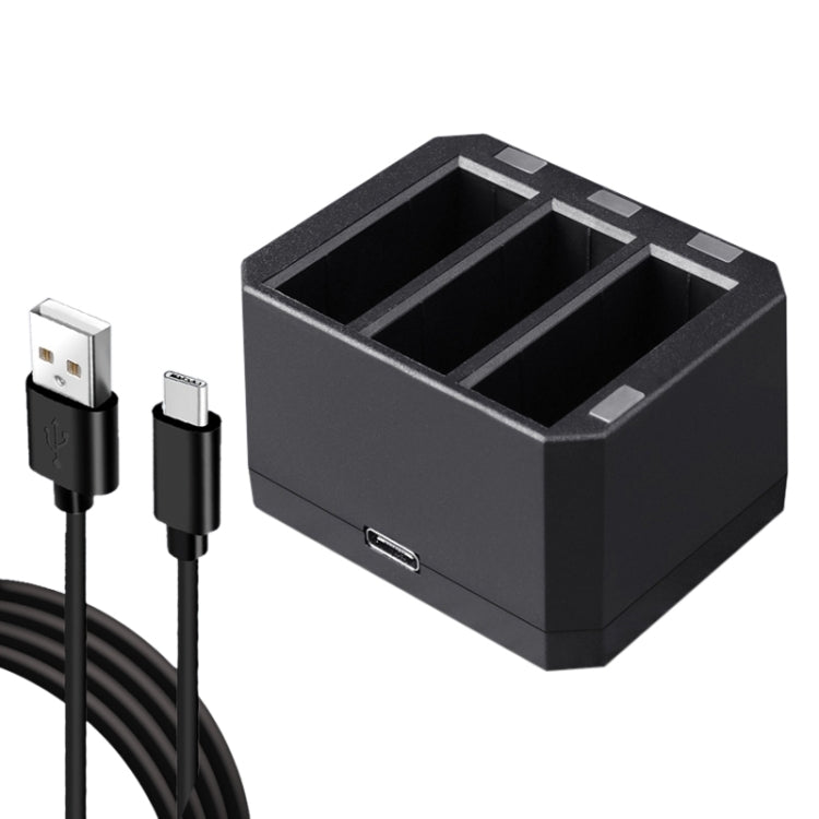 Cargador de Baterías Triple USB con Luz Indicadora LED para DJI OSMO Action, Charger