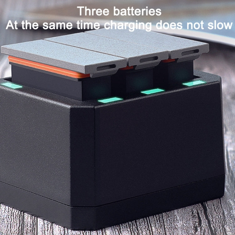 Cargador de Baterías Triple USB con Luz Indicadora LED para DJI OSMO Action, Charger