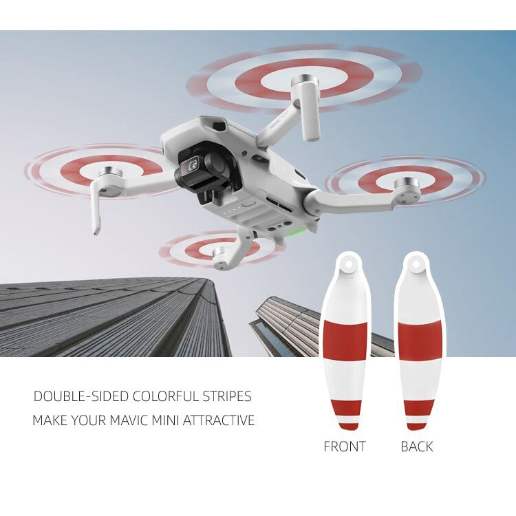 8 unids/set Sunnylife 4726F hélices de ala de liberación rápida de bajo ruido para DJI Mavic Mini 1, For DJI Mavic Mini 1 Gold, For DJI Mavic Mini 1 Silver