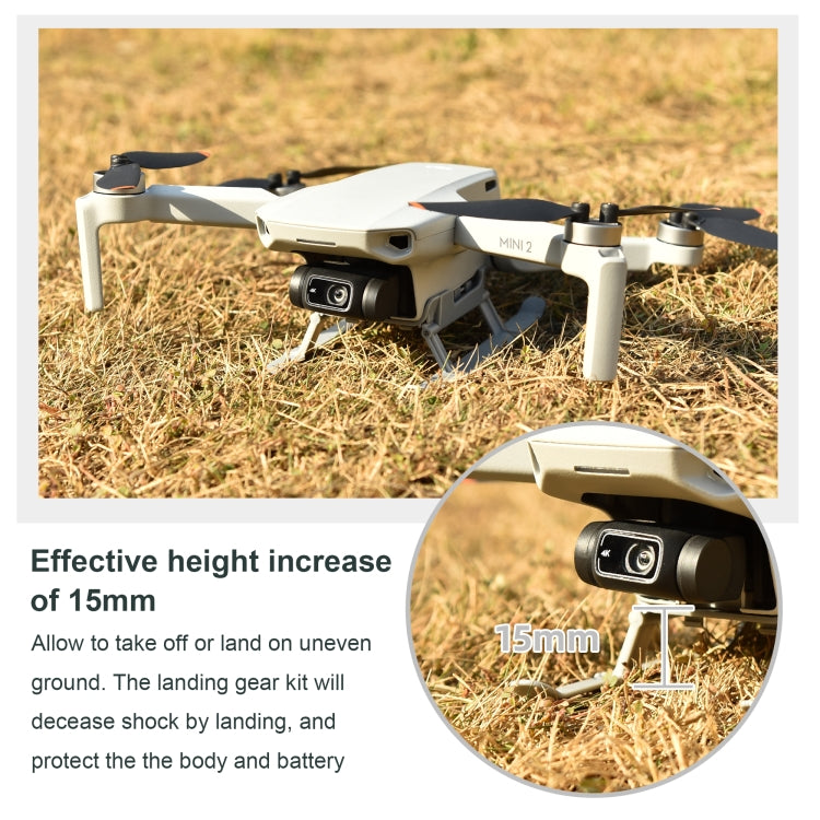 STARTRC 1106837 Soporte extensor de altura del tren de aterrizaje anticolisión de liberación rápida a prueba de golpes para DJI Mini 2 / Mavic Mini, For DJI Mavic Mini