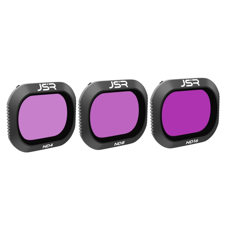 JSR Drone 3 en 1 ND4+ND8+ND16 Filtro de lente para DJI MAVIC 2 Pro, ND4+ND8+ND16