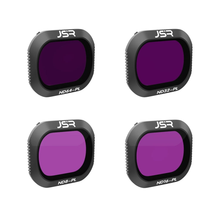 JSR Drone 4 en 1 ND8PL+ND16PL+ND32PL+ND64PL Filtro de lente para DJI MAVIC 2 Pro, ND8PL+ND16PL+ND32PL+ND64PL