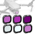 JSR Drone 6 en 1 UV+CPL+ND4+ND8+ND16+ND32 Filtro de lente para DJI MAVIC 2 Pro, UV+CPL+ND4+ND8+ND16+ND32