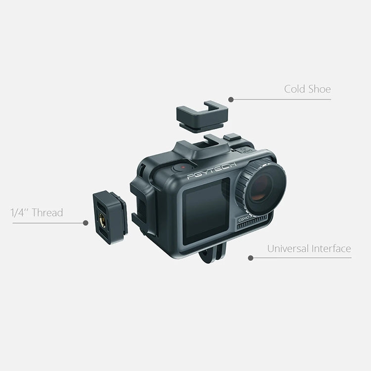 PGYTECH P-11B-010 Cámara deportiva Rabbit Cage Accesorio Vlog para DJI Osmo Action