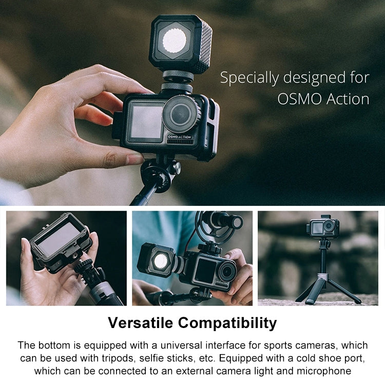 PGYTECH P-11B-010 Cámara deportiva Rabbit Cage Accesorio Vlog para DJI Osmo Action