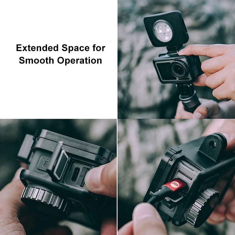 PGYTECH P-11B-010 Cámara deportiva Rabbit Cage Accesorio Vlog para DJI Osmo Action