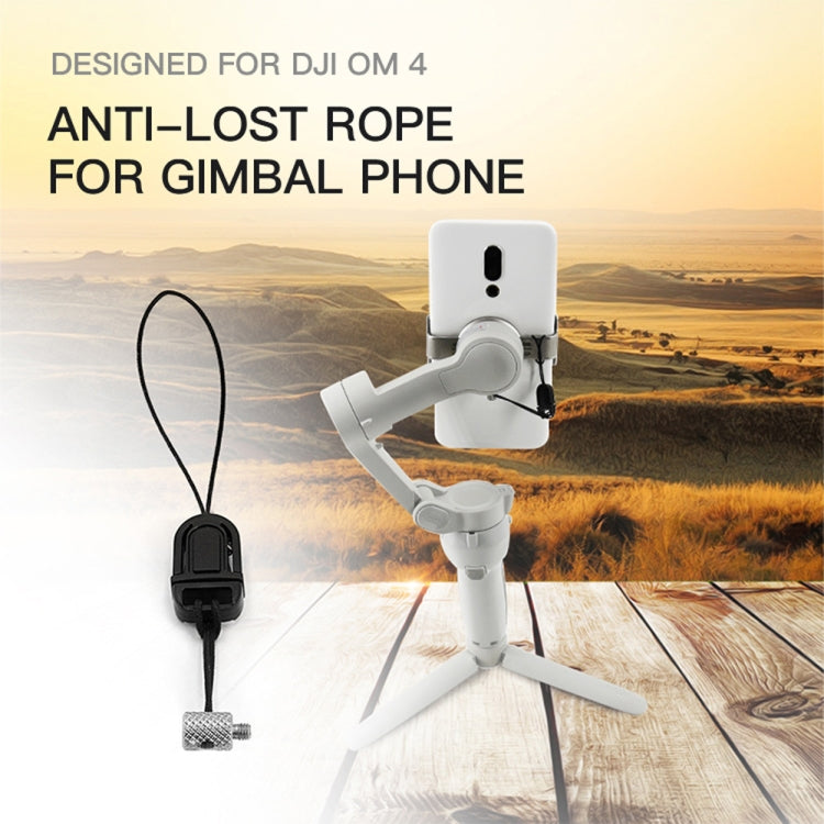 STARTRC Clip de Soporte para Teléfono Correa de Cuerda Antipérdida Anticaída para DJI OM4 / Osmo Mobile 3