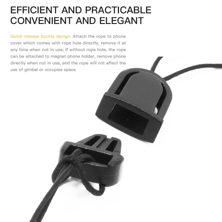 STARTRC Clip de Soporte para Teléfono Correa de Cuerda Antipérdida Anticaída para DJI OM4 / Osmo Mobile 3