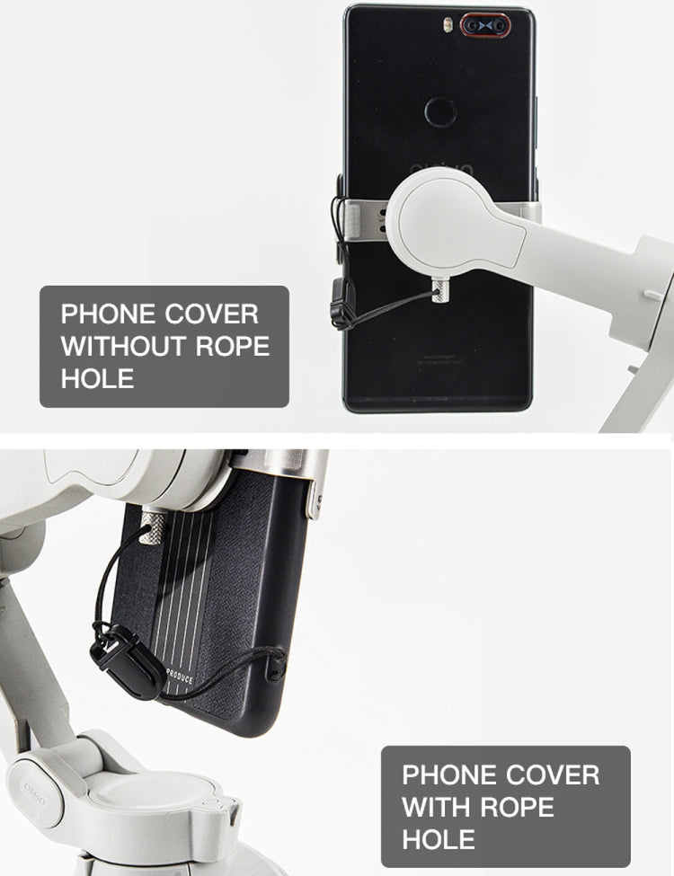STARTRC Clip de Soporte para Teléfono Correa de Cuerda Antipérdida Anticaída para DJI OM4 / Osmo Mobile 3