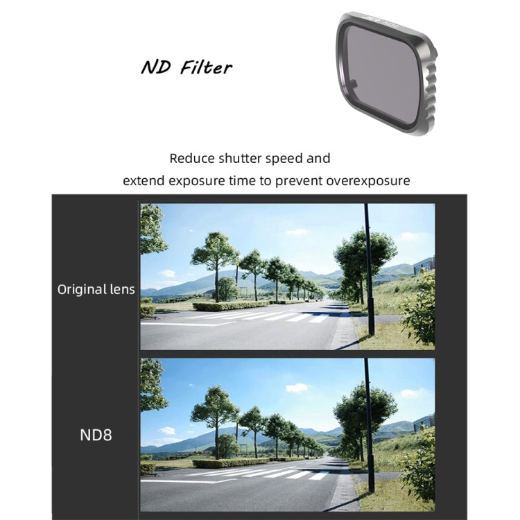 Filtro de lente JSR KS ND4 para DJI Air 2S, marco de aluminio, ND4