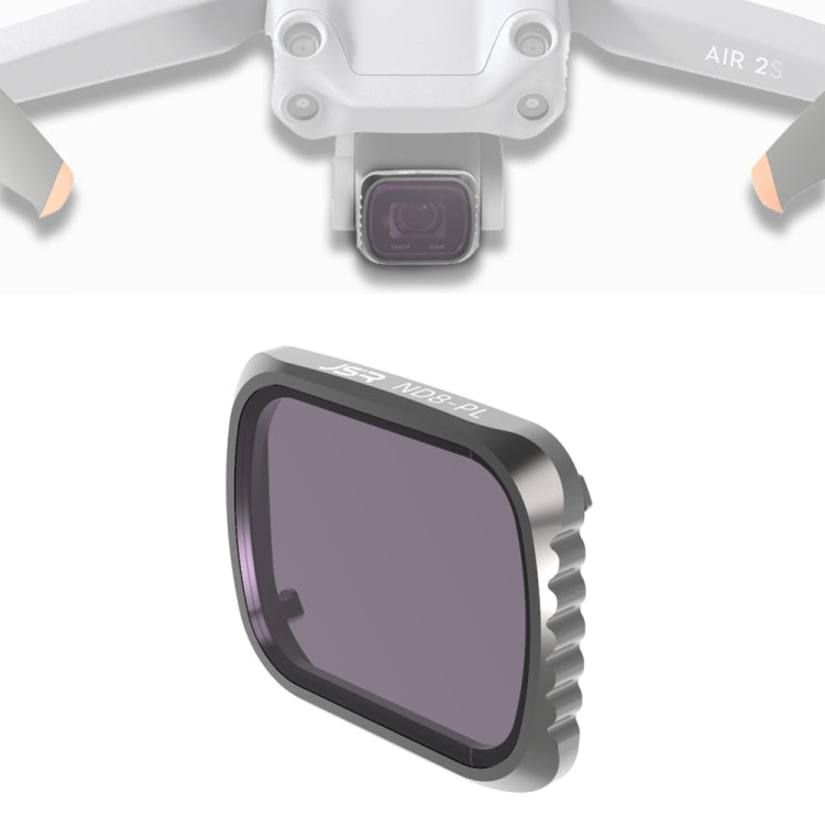 Filtro de lente JSR KS ND8PL para DJI Air 2S, marco de aluminio, ND8PL