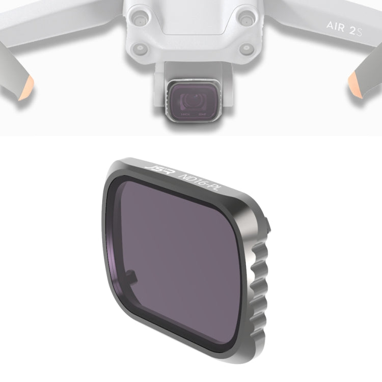 Filtro de lente JSR KS ND16PL para DJI Air 2S, marco de aluminio, ND16PL