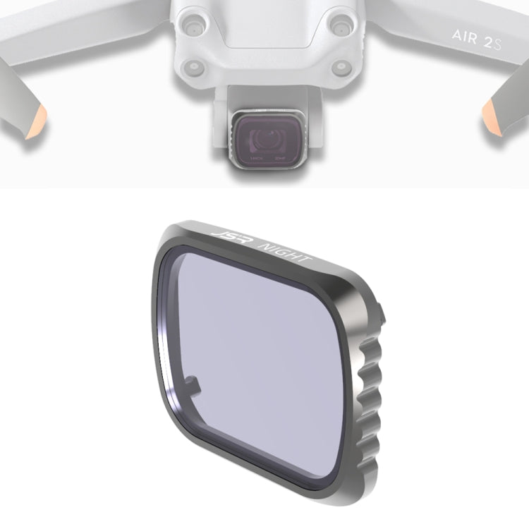 Filtro de lente de reducción de contaminación lumínica JSR KS NIGHT para DJI Air 2S, marco de aluminio, NIGHT