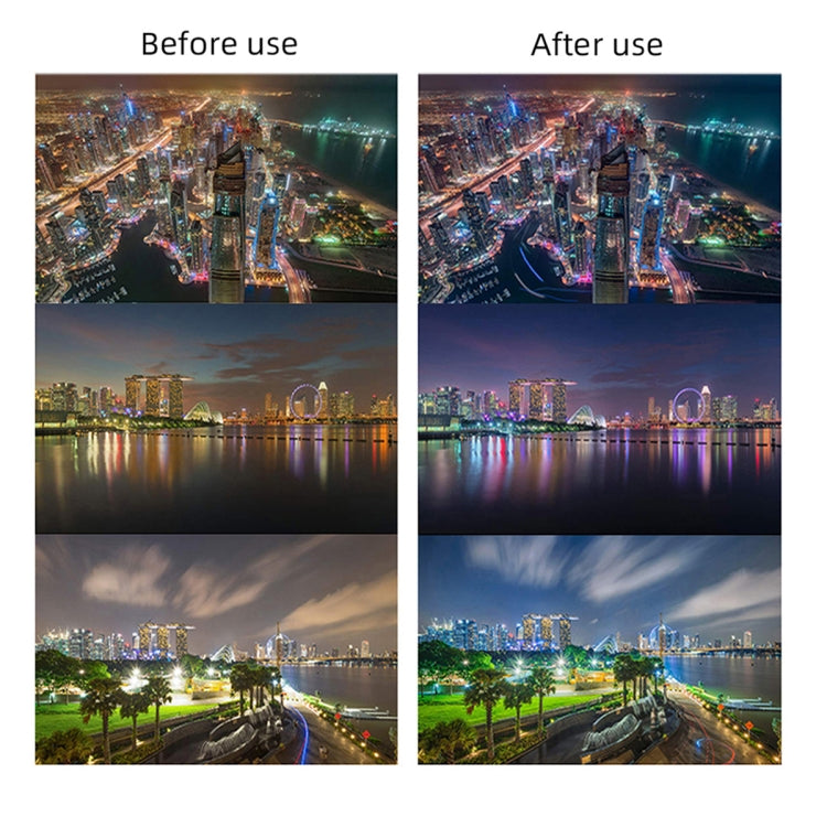 Filtro de lente de reducción de contaminación lumínica JSR KS NIGHT para DJI Air 2S, marco de aluminio, NIGHT