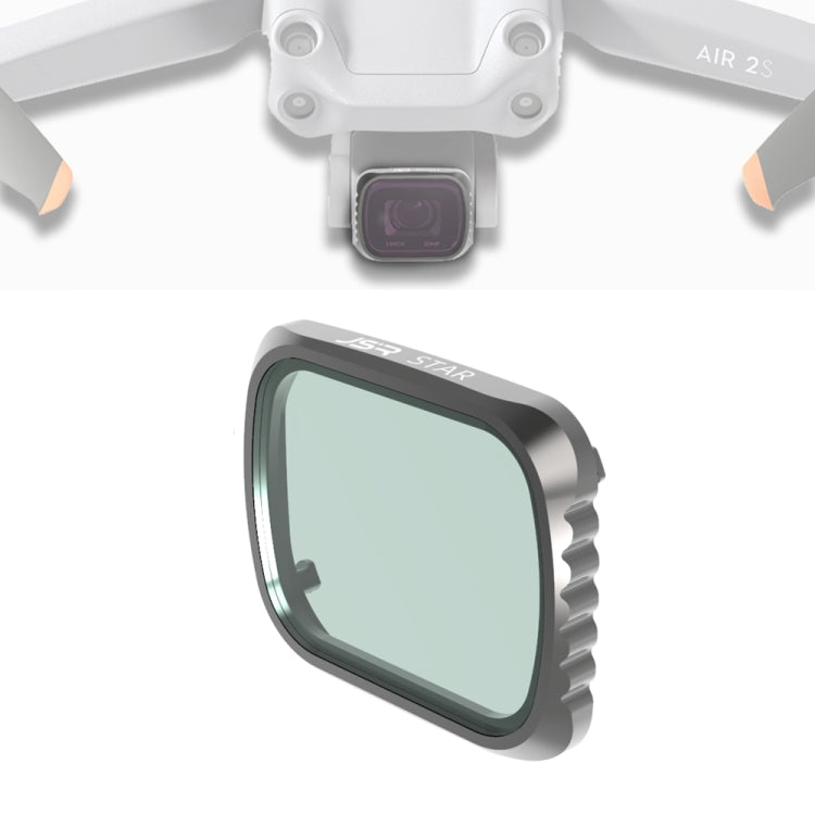 Filtro de lente efecto JSR KS STAR para DJI Air 2S, marco de aluminio, STAR