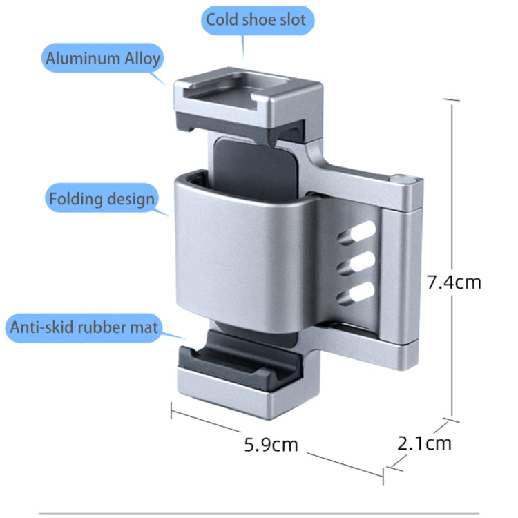Abrazadera de fijación para teléfono inteligente RUIGPRO, soporte de montaje de 1/4 de pulgada para DJI OSMO Pocket/Pocket 2