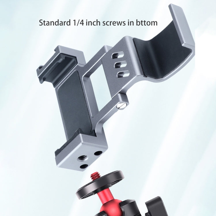 Abrazadera de fijación para teléfono inteligente RUIGPRO, soporte de montaje de 1/4 de pulgada para DJI OSMO Pocket/Pocket 2