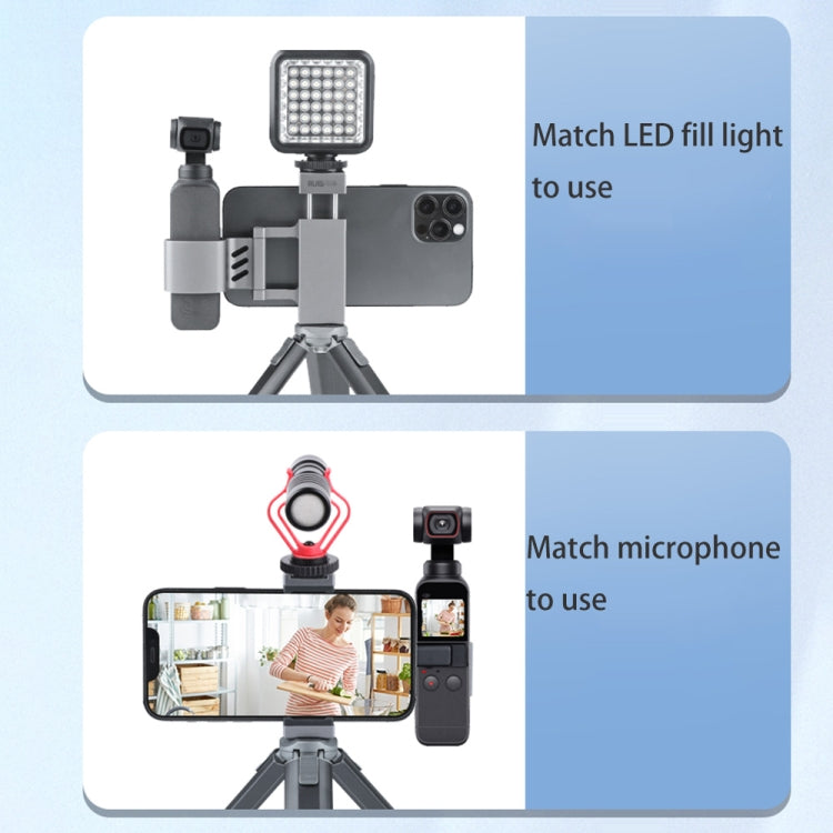Abrazadera de fijación para teléfono inteligente RUIGPRO, soporte de montaje de 1/4 de pulgada para DJI OSMO Pocket/Pocket 2