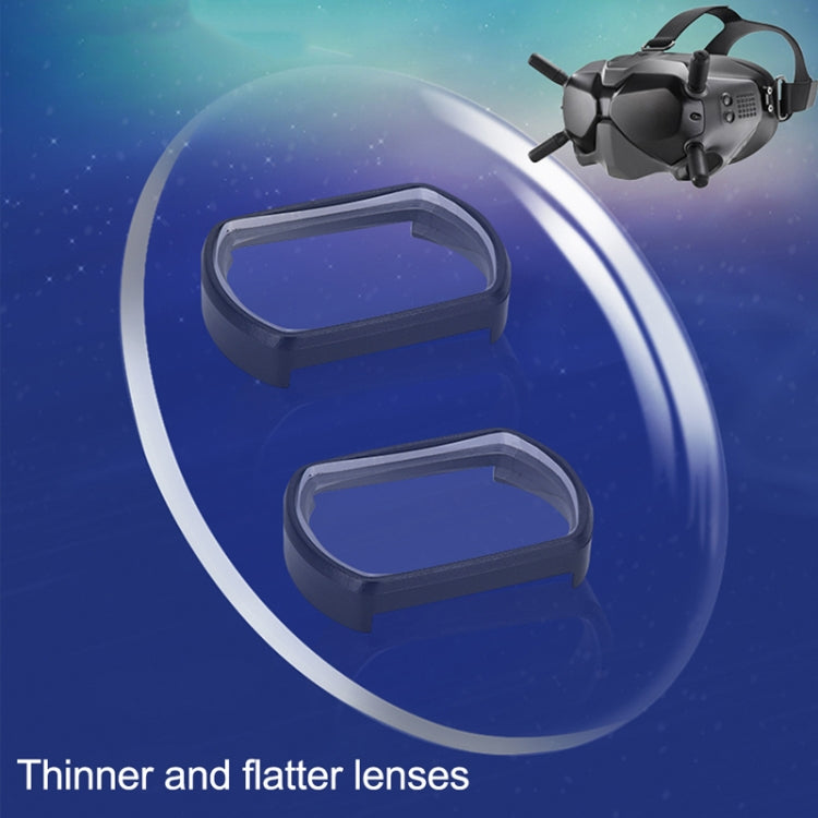 RCSTQ 2 PCS 350 Grados Miopía Gafas Lente Corrección de Visión Lente Asférica para DJI FPV Gafas V2, 350 Degree