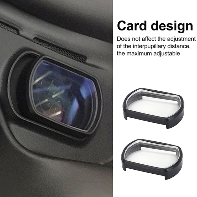 RCSTQ 2 PCS 550 Grados Miopía Gafas Lente Corrección de Visión Lente Asférica para DJI FPV Gafas V2, 550 Degree