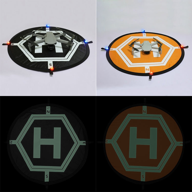 RCGEEK Plataforma de estacionamiento portátil redonda de 55 cm Plataforma de aterrizaje plegable para DJI Mavic Mini / Air 2S / FPV, 55cm Round