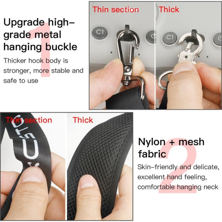 RCSTQ Cordón grueso antipérdida y anticaída para correa de cuello para control remoto DJI FPV, Thick