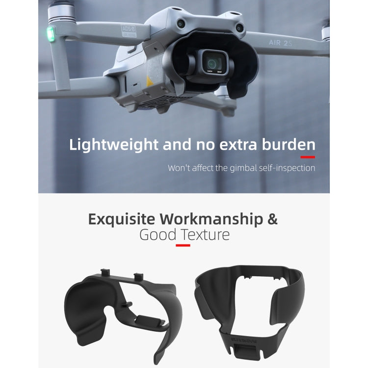 Parasol antideslumbrante para lente de cámara Sunnylife A2S-Q9350 para DJI Air 2S / Mavic Air 2, For DJI Air 2S