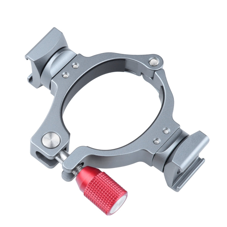 Adaptador de anillo de soporte de extensión estabilizador con base de zapata fría doble para DJI OM4 / Osmo Mobile 3, Bracket For DJI OM4