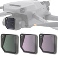JSR Drone 3 en 1 CPL+ND8+ND16 Filtro de lente para DJI Mavic 3, CPL+ND8+ND16