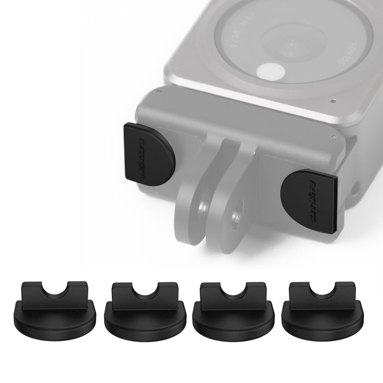 Sunnylife DC339 4 PCS Enchufe antiliberación de silicona para DJI Action 2