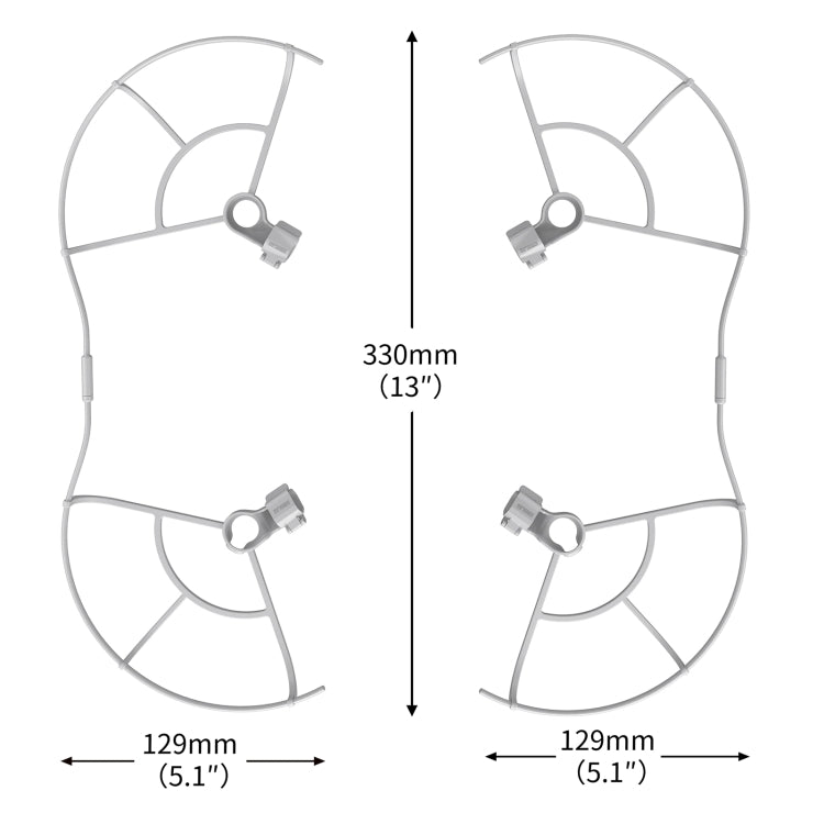 STARTRC Drone Hélice Protector Protector Anillo Anticolisión para DJI Mini 3 Pro, For DJI Mini 3 Pro