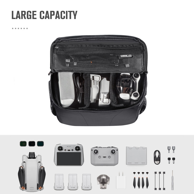 STARTRC Caja de transporte portátil Bolsa de almacenamiento de un solo hombro para DJI Mini 3 Pro / Air 2S / Mini 2 / Mavic 3 / Air 2