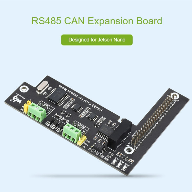 Placa de expansión Waveshare RS485 CAN para Jetson Nano, aislamiento digital, circuito de protección incorporado