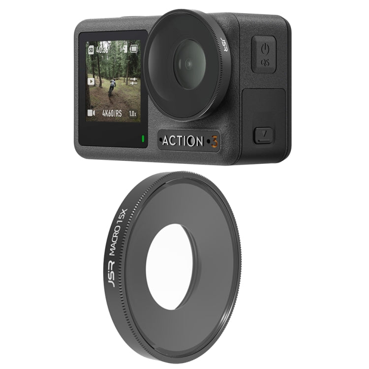Filtro de lente macro JSR 15X para DJI Osmo Action 3, 15X Macro