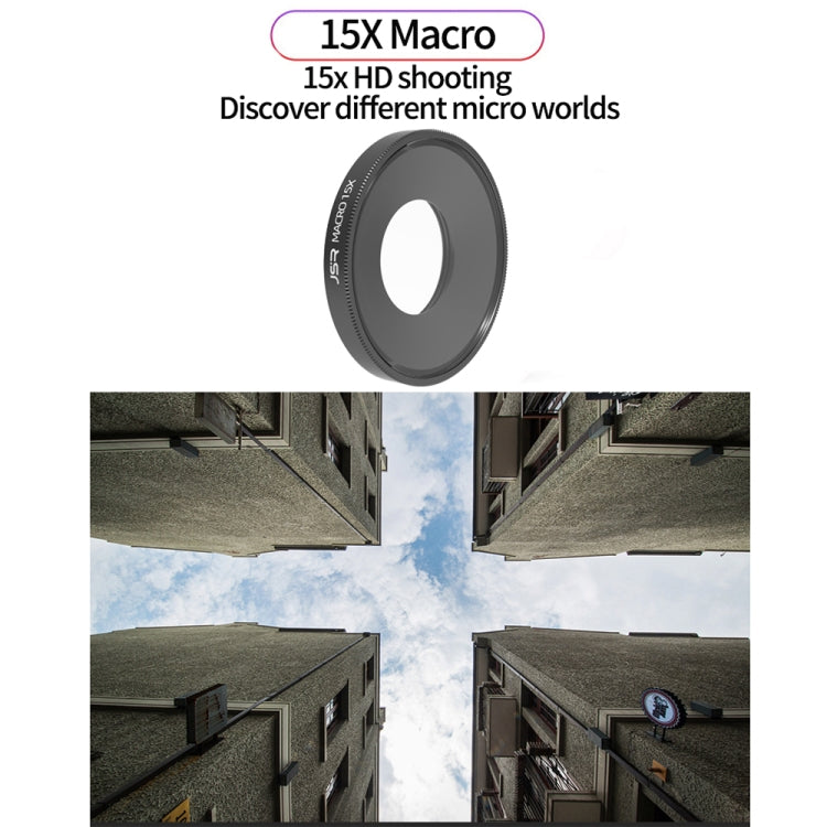 Filtro de lente macro JSR 15X para DJI Osmo Action 3, 15X Macro