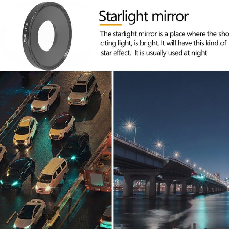 Filtro de lente JSR Starlight para DJI Osmo Action 3, Starlight