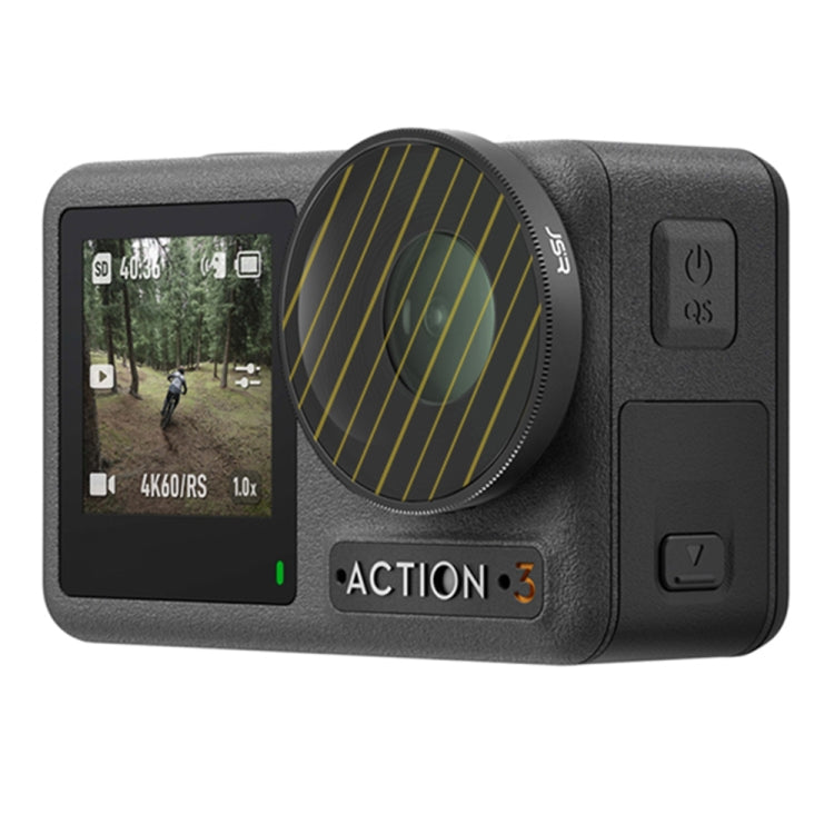 Filtro de lente de dibujo JSR Streak para DJI Osmo Action 3, Streak Gold, Streak Blue