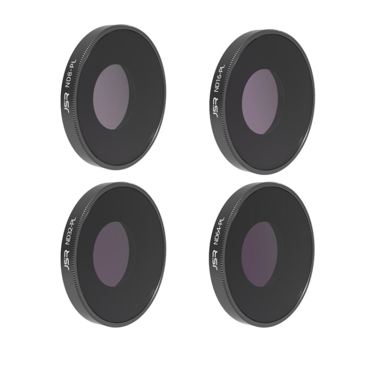 Filtro de lente JSR 4 en 1 ND8PL / ND16PL / ND32PL / ND64 PL para DJI Osmo Action 3, 4 in 1 NDPL
