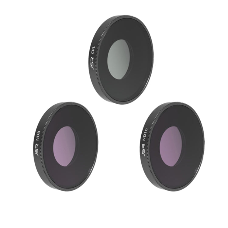 Filtro de lente JSR 3 en 1 CPL ND8 ND16 para DJI Osmo Action 3, 3 in 1