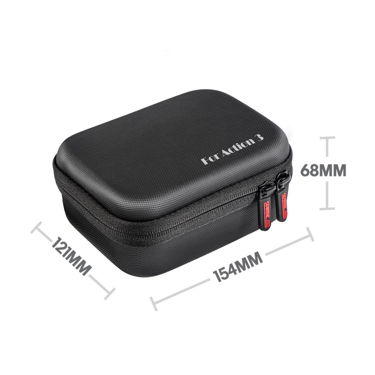 Funda de transporte para cámara DJI Osmo Action 3 STARTRC con mosquetón y correa, For DJI Osmo Action 3