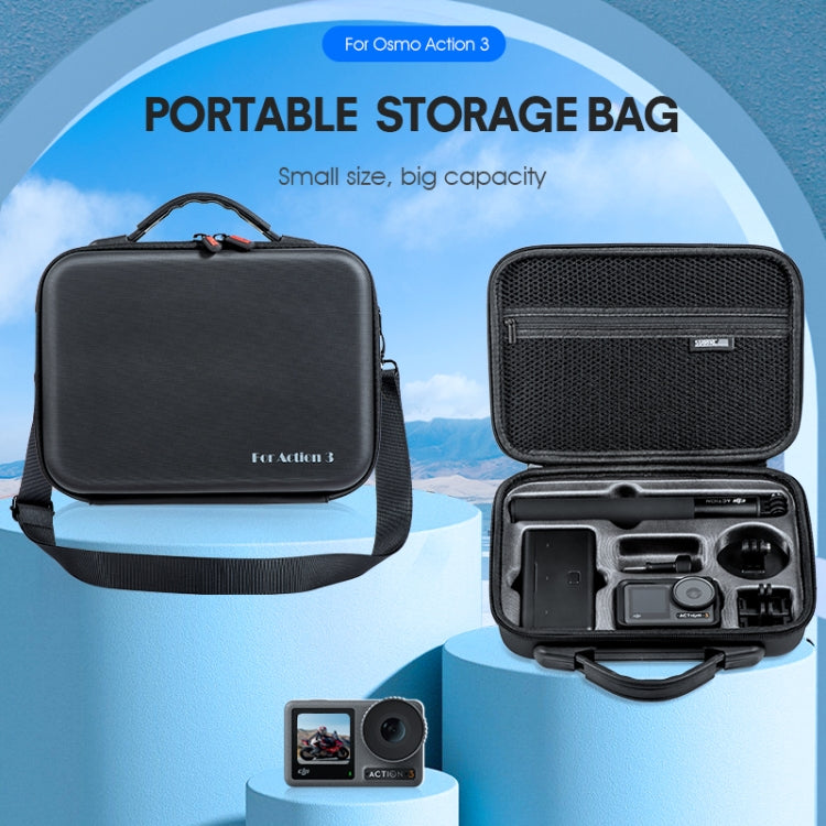 Para cámara DJI Osmo Action 3 STARTRC y bolsa de almacenamiento de accesorios, For DJI Osmo Action 3