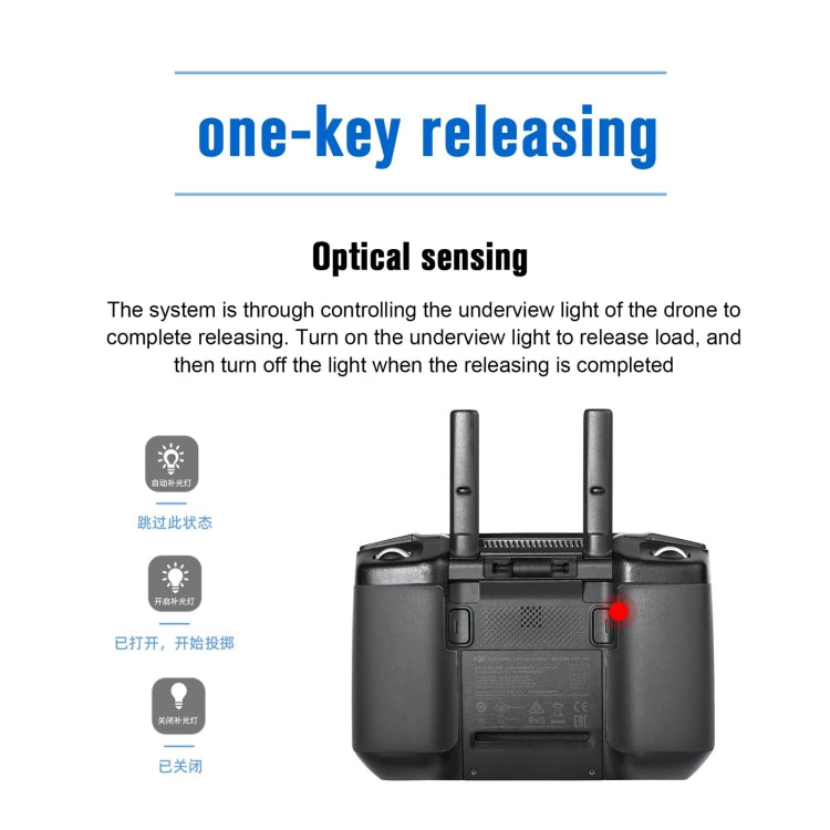 Para DJI Mavic 3 STARTRC Sistema de caída de aire Lanzador parabólico, For DJI Mavic 3