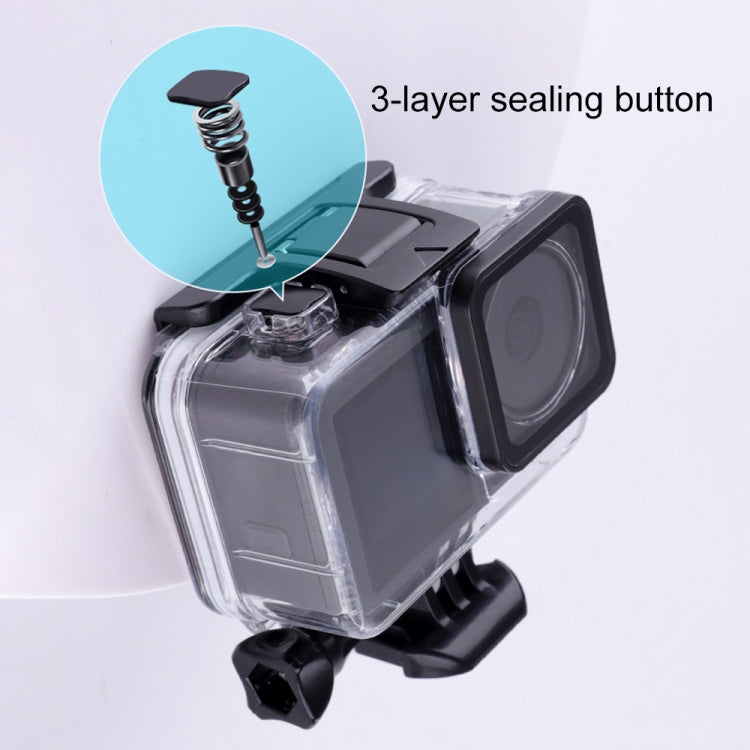 Para DJI Osmo Action 3/4 Pantalla táctil 5m Carcasa impermeable subacuática Estuche de buceo