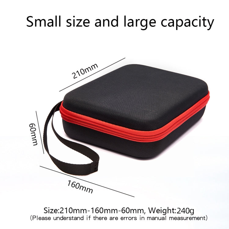 Para DJI Osmo Action 3 Estuche de almacenamiento de transporte, Tamaño: 21x 16 x 6 cm, For DJI Osmo Action 3