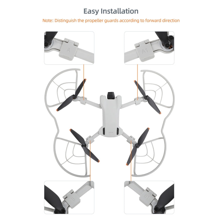Para DJI Mini 3 Sunnylife Drone hélice protector anillo anticolisión