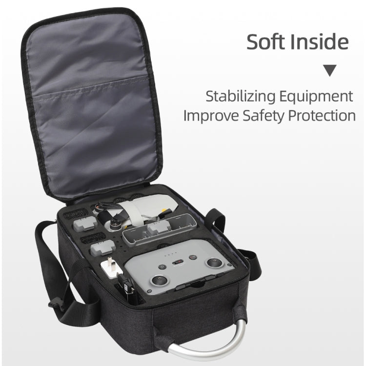 Para DJI Mini 2 SE Bolsa de caja de estuche de transporte de almacenamiento de un solo hombro a prueba de golpes, Tamaño: 30 x 22 x 8,5 cm, Black