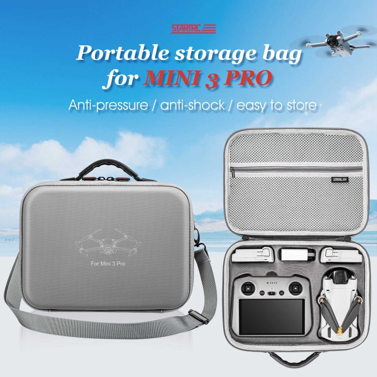 Para DJI Mini 3 Pro / RC con pantalla STARTRC Bolso de hombro impermeable para almacenamiento, For DJI Mini 3 Pro / RC with Screen