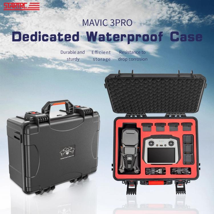 STARTRC ABS Maleta impermeable a prueba de golpes para DJI Mavic 3 Pro / RC / RC Pro, For DJI Mavic 3 Pro / RC / RC Pro