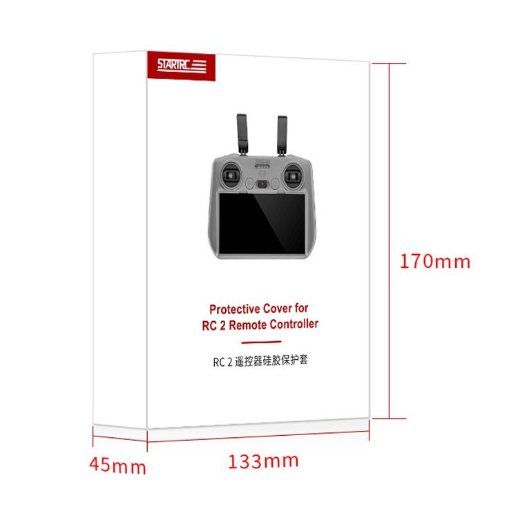 Para DJI Air 3 / RC2 Control remoto STARTRC Funda de silicona a prueba de golpes y antiarañazos, For DJI Air 3 / RC2 Remote Control